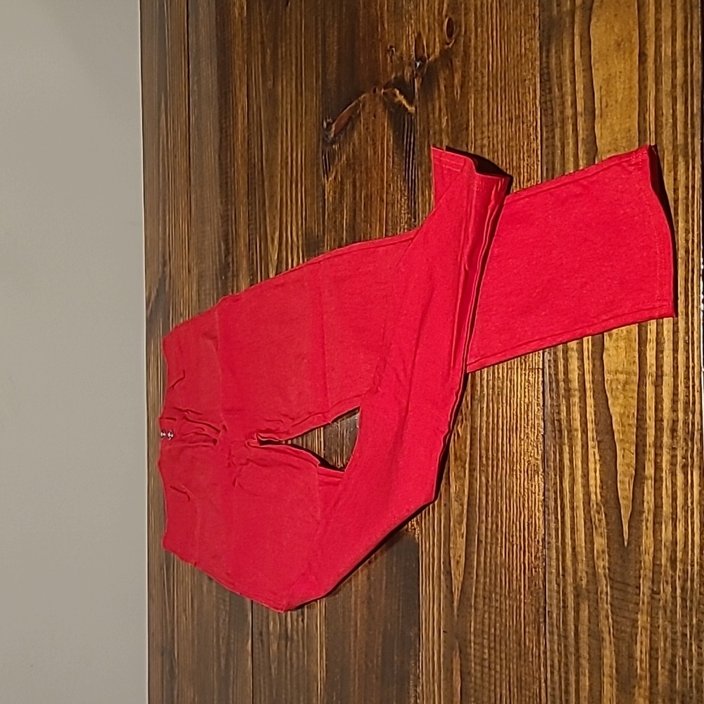 No tags adorable red stretchy pants
